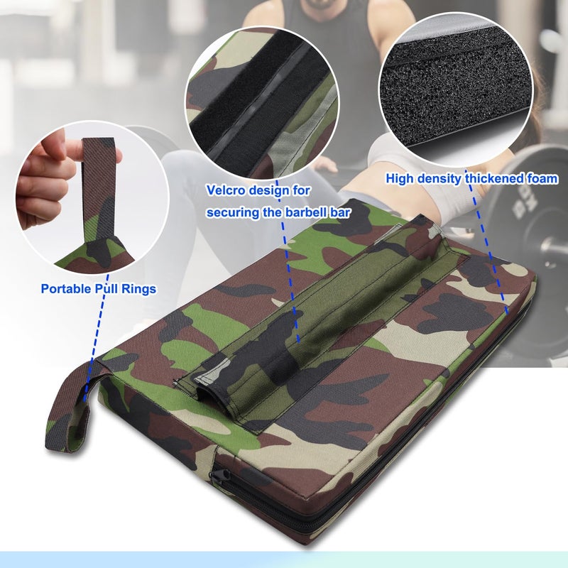 Lights Mountain Square Hip-Thrust Pad Protective Extra Thick Foam pad for Barbell Weightlifting Hip Thrusts and Glute Bridges Workouts Home Gym Equipment - Image 3